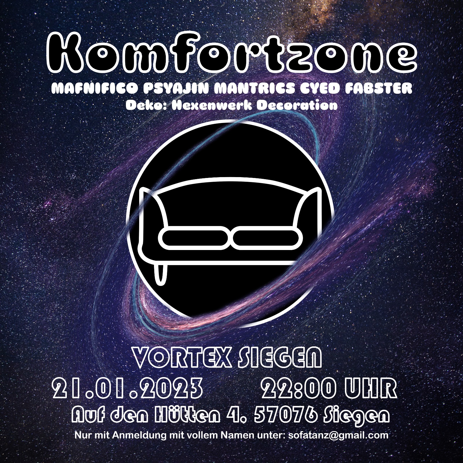 Komfortzone @ Vortex